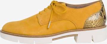 TAMARIS Šněrovací boty – žlutá