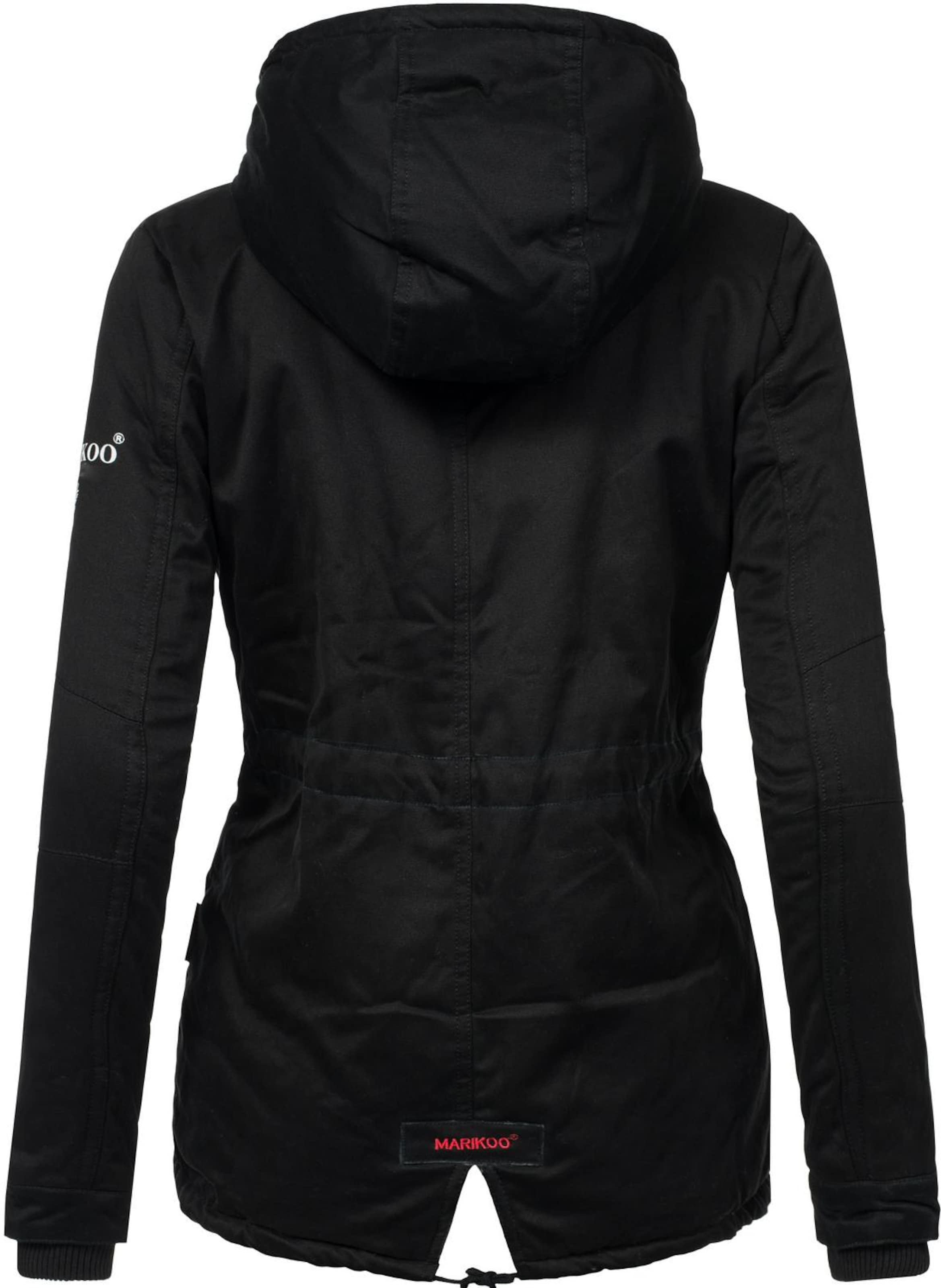 MARIKOO Vinterparkas 'Manolya' i svart