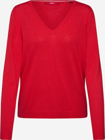 s.Oliver Pullover in Rot: predná strana