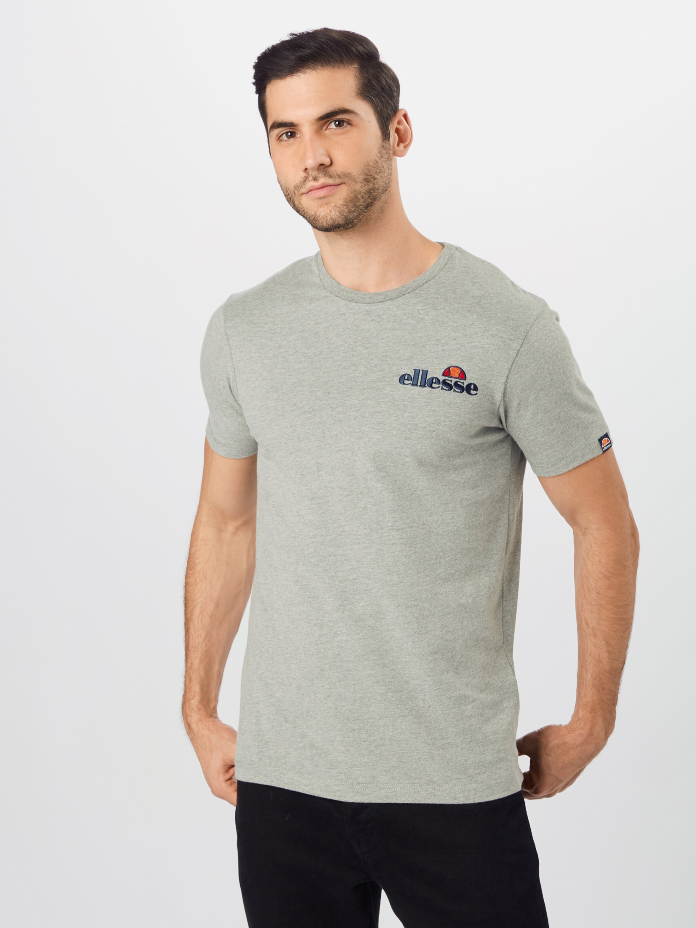 Männer Shirts ELLESSE T-Shirt 'Voodoo' in Graumeliert - NF61766