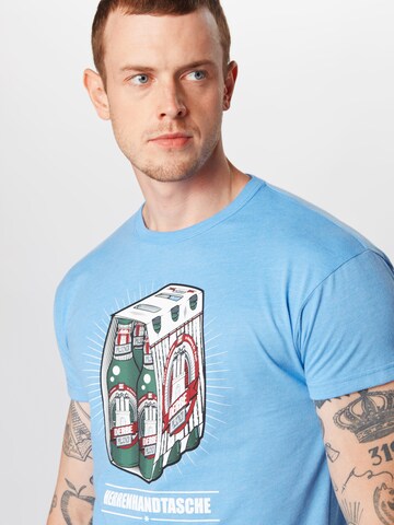 Derbe Shirt  'Reloaded' in Blau