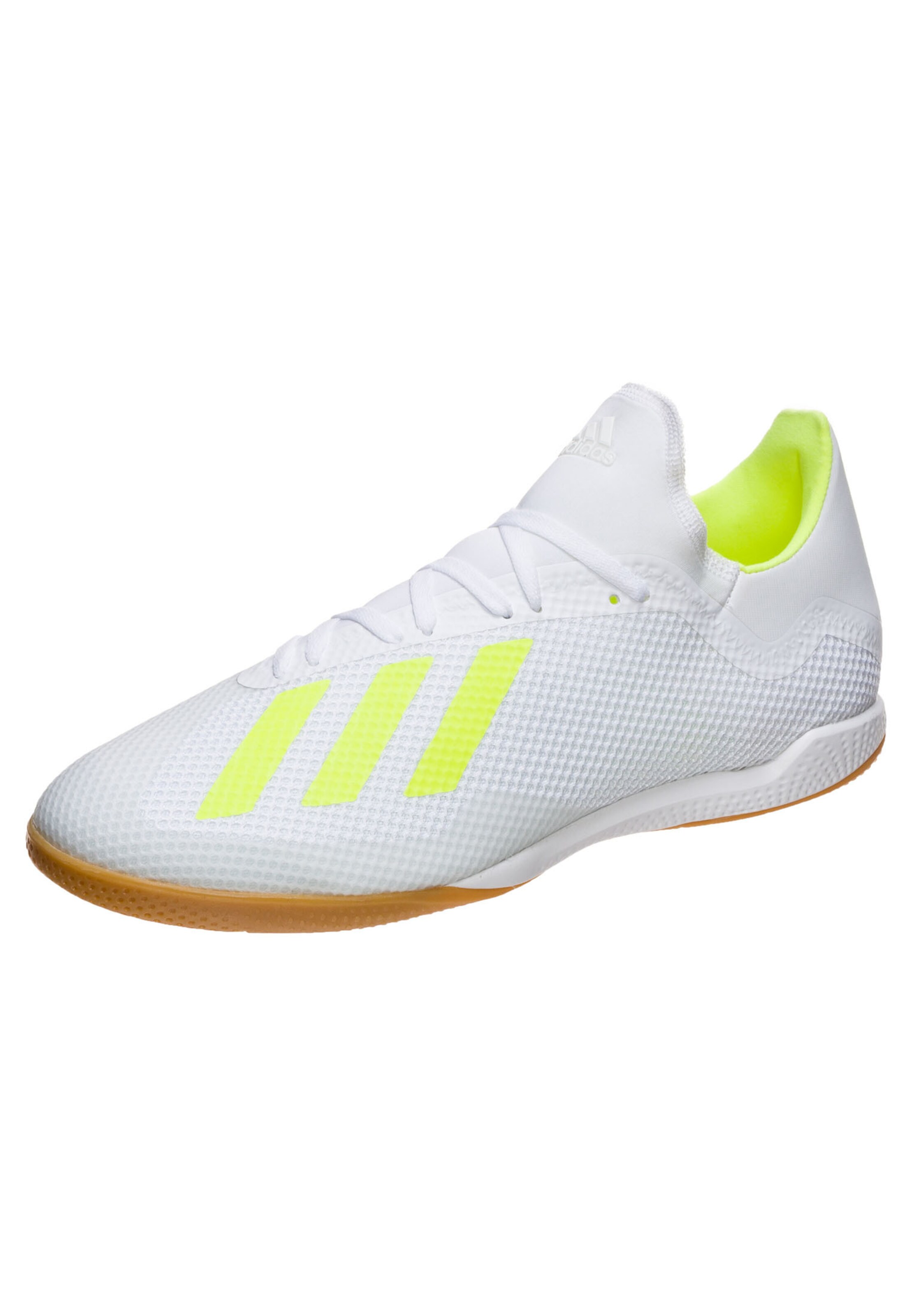 ADIDAS PERFORMANCE - Voetbalschoen 'X 18.3 Indoor' in de kleur Neongeel