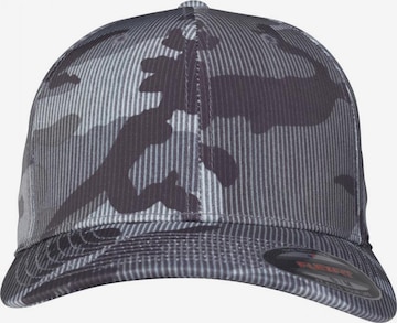 Cappello da baseball 'Camo Stripe' di Flexfit in colori misti
