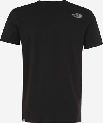 THE NORTH FACE Regularny krój Koszulka 'Easy' w kolorze czarny