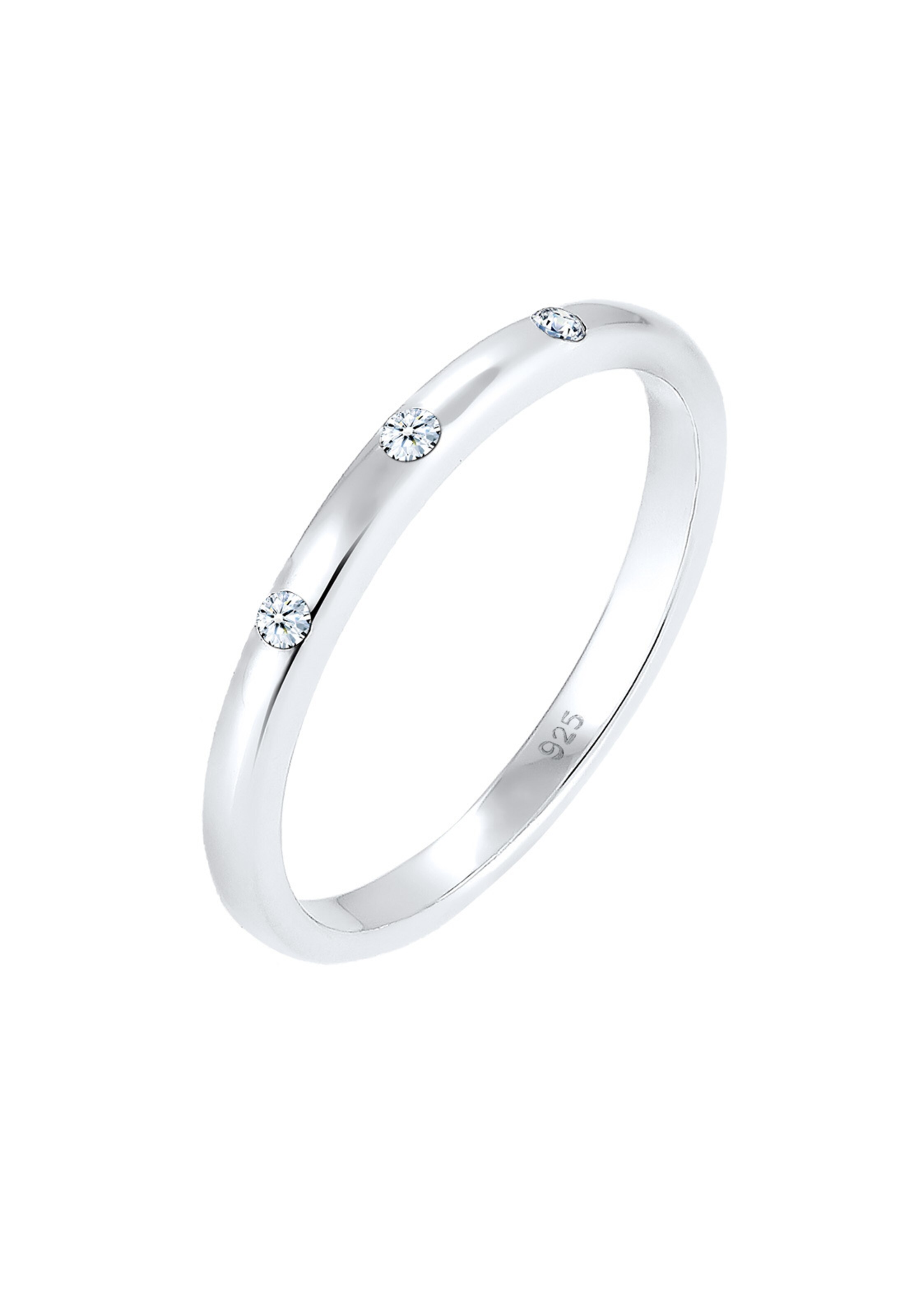 Elli DIAMONDS Ring in Zilver: voorkant