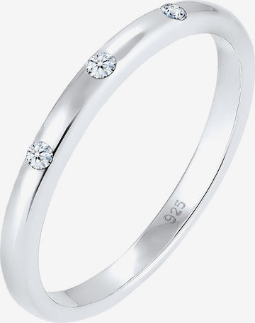 Elli DIAMONDS Ring in Silver: front