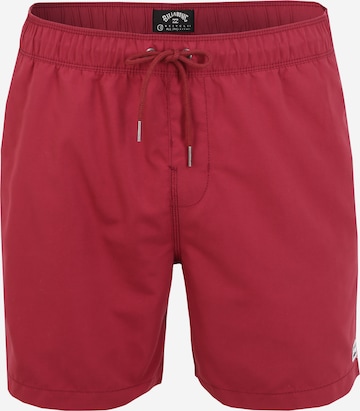 BILLABONG Badeshorts 'All day' in Rot: predná strana