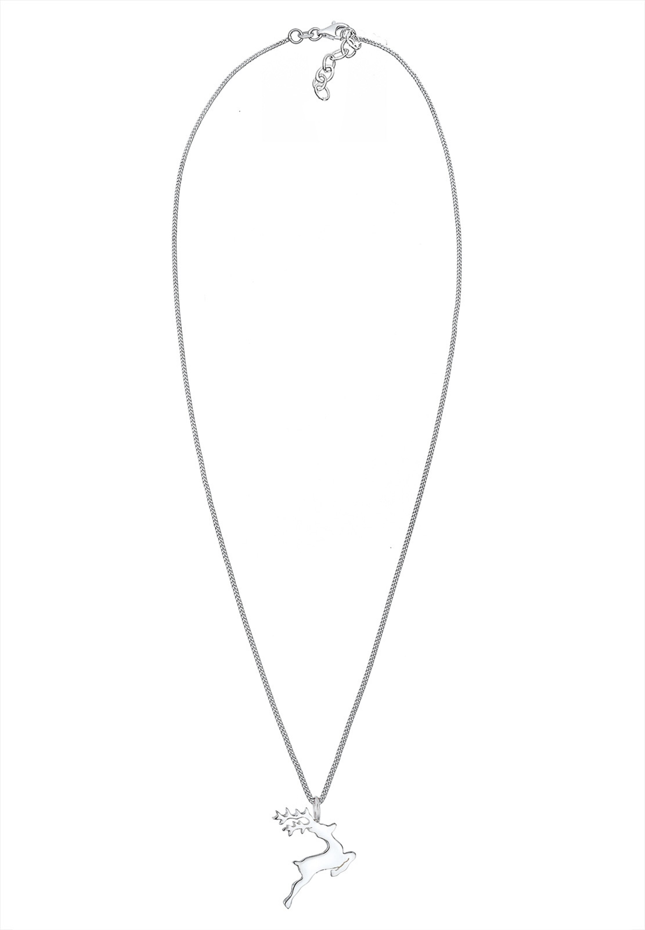 ELLI Kette 'Hirsch' in Silber