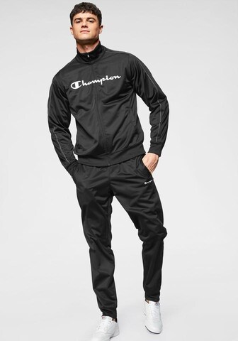 Champion Authentic Athletic Apparel Trainingsanzug in Schwarz: predná strana