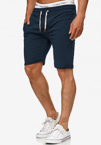 INDICODE JEANS Regular Shorts 'Aldrich' in Blau