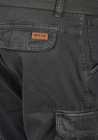 INDICODE JEANS Regular Cargo Pants 'Costa' in Grey