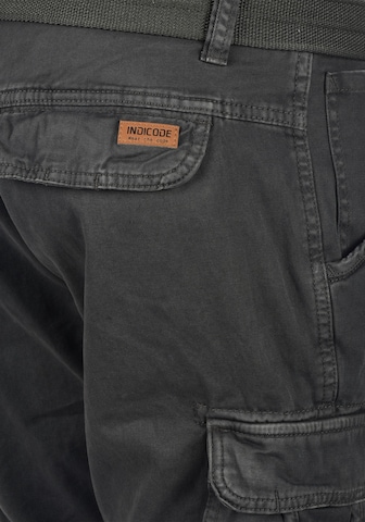 INDICODE JEANS Regular Cargoshorts 'Costa' in Grau