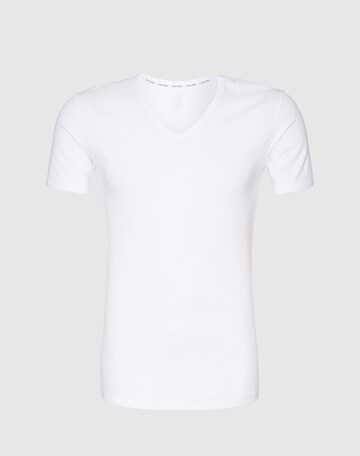 T-Shirt Calvin Klein Underwear en blanc : devant