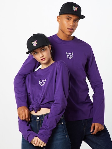 T-Shirt 'Pia' PARI en violet : devant