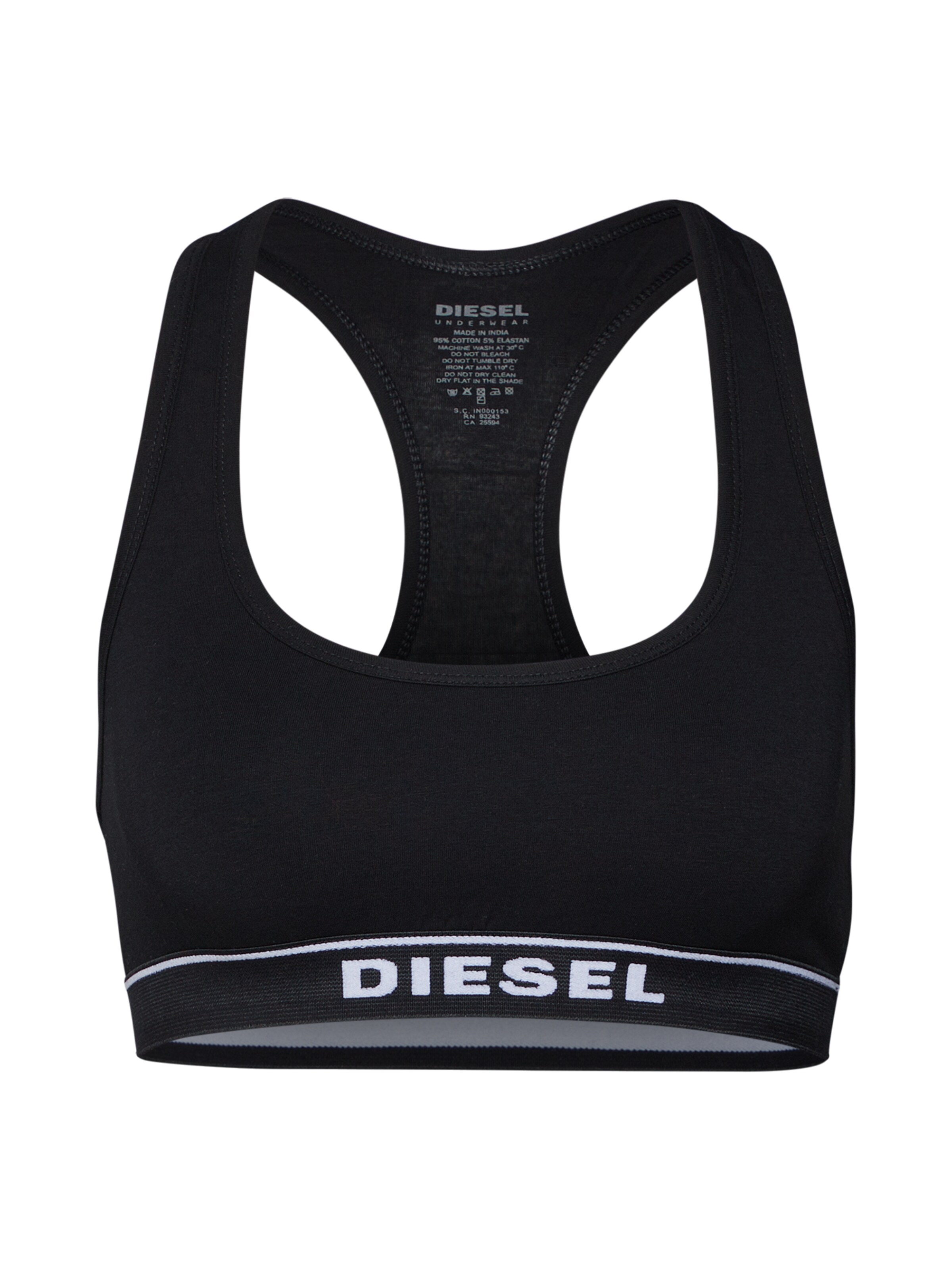 DIESEL - BH 'UFSB-MILEY' in de kleur Zwart