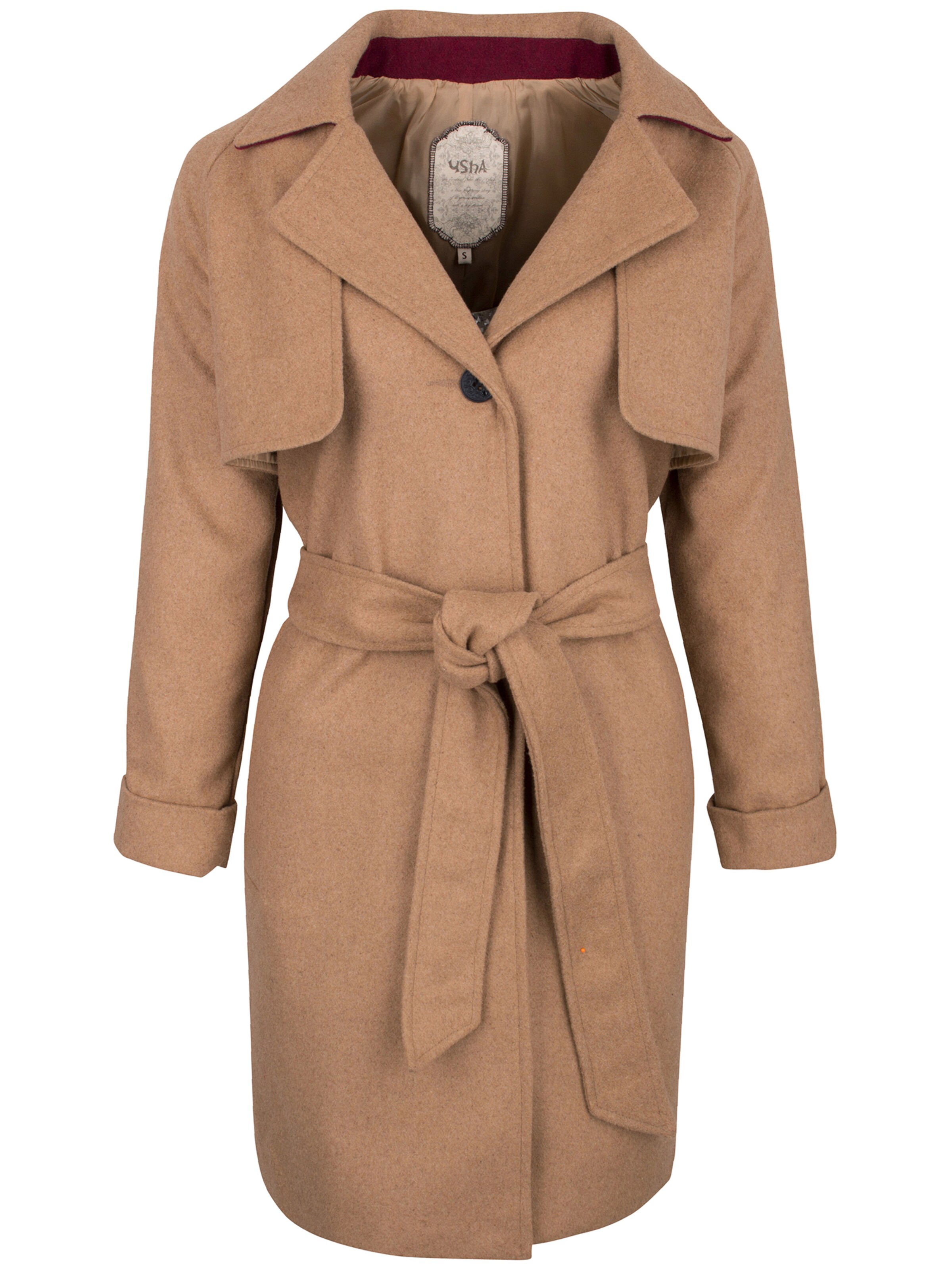 Usha - Tussenmantel in de kleur Bruin