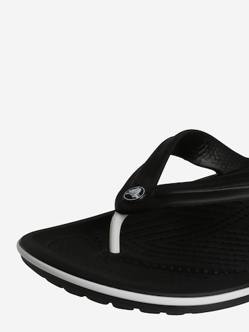 Crocs Zehentrenner in Schwarz