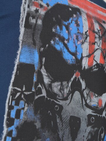 TOP GUN T-Shirt 'Playmaker' in Blau: predná strana