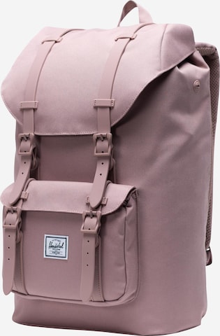 Herschel - Mochila 'Little America' en rosa: lado