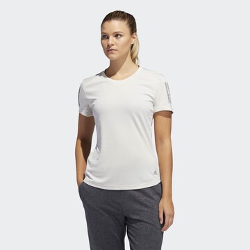 T-shirt fonctionnel 'Own The Run' ADIDAS SPORTSWEAR en blanc : devant