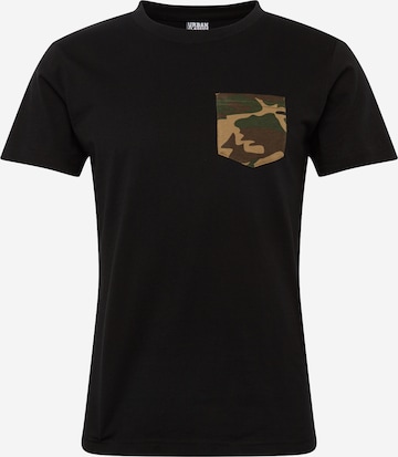 T-Shirt Urban Classics en noir : devant