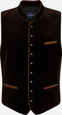 STOCKERPOINT - Chaleco tradicional 'Ricardo' en marrón: frente