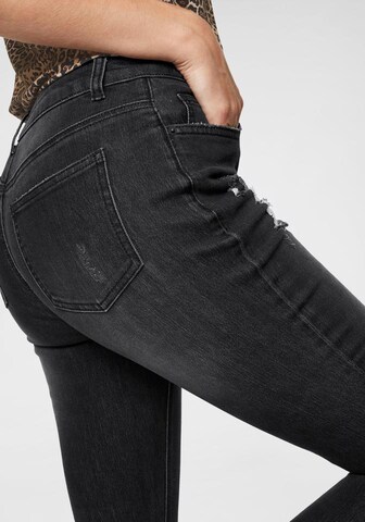 Aniston CASUAL Skinny Jeans in Schwarz