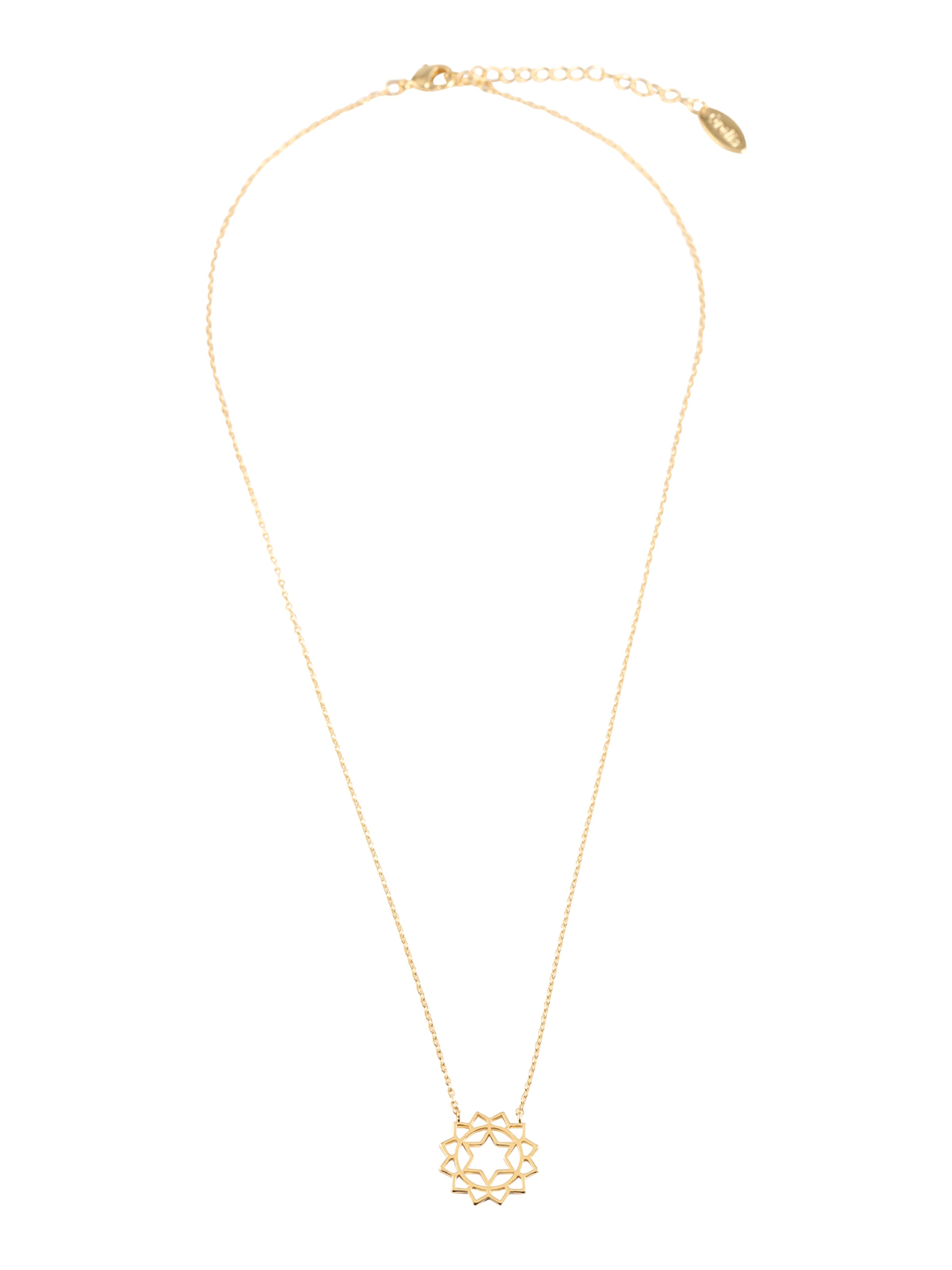 Orelia - Ketting 'wellbeing chakra' in de kleur Goud