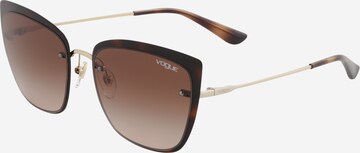 Lunettes de soleil '0VO4158S' VOGUE Eyewear en marron : devant