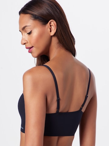 Skiny Bralette Bra 'Micro Lovers' in Black: back