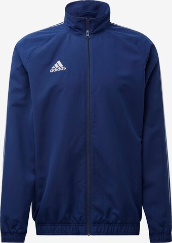 Vestes d’entraînement 'Core 18' ADIDAS SPORTSWEAR en bleu : devant