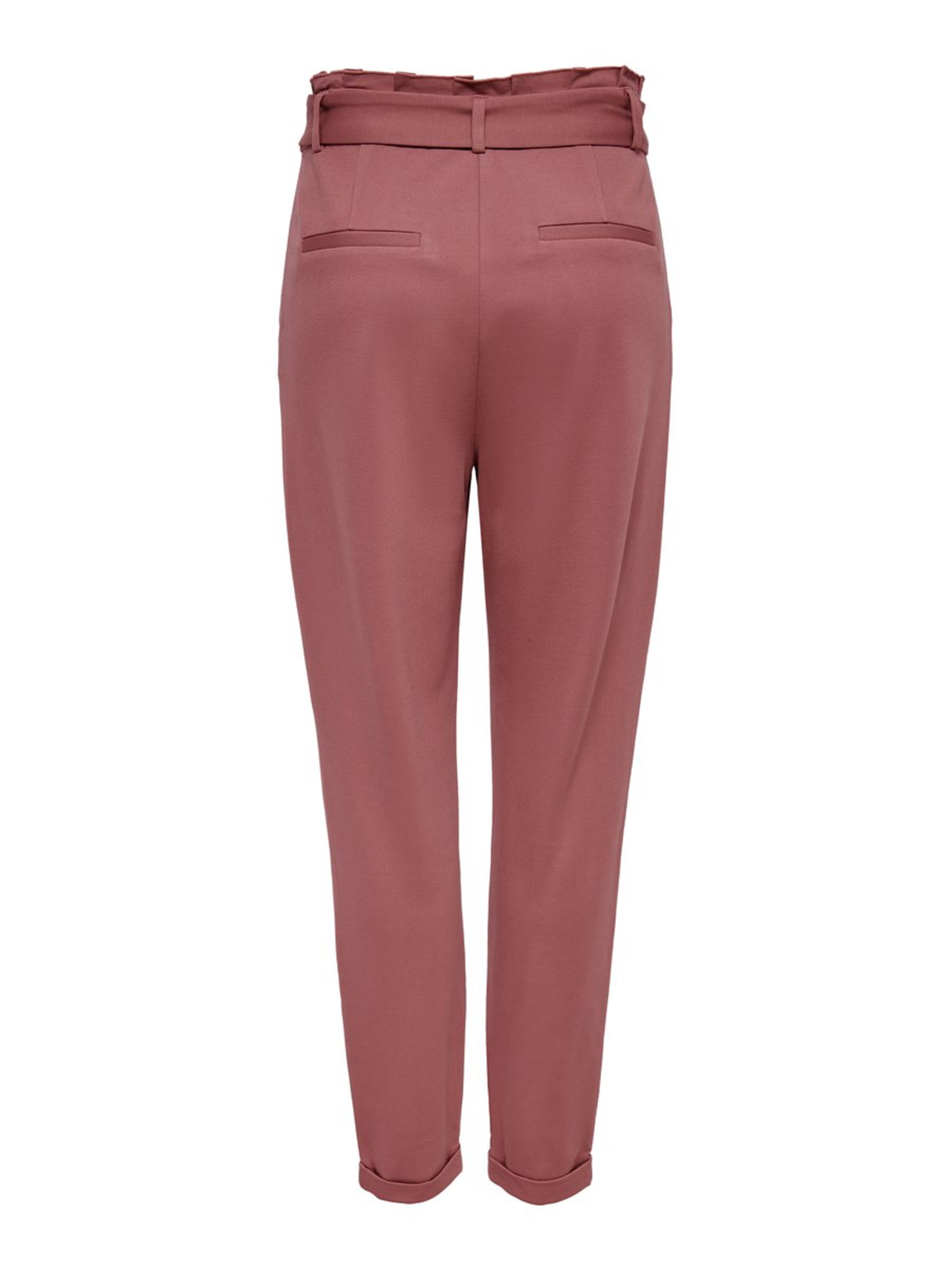 ONLY Tapered Pleat-front trousers in Red: front