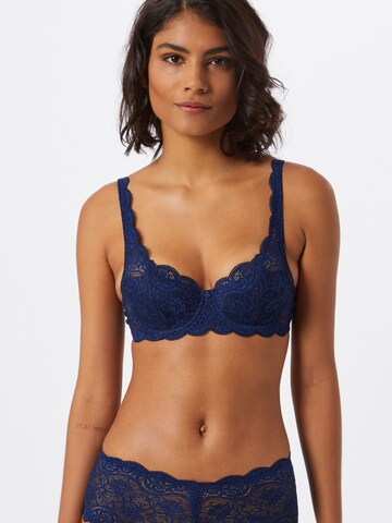 TRIUMPH Regular Bra 'Amourette 300' in Blue: front