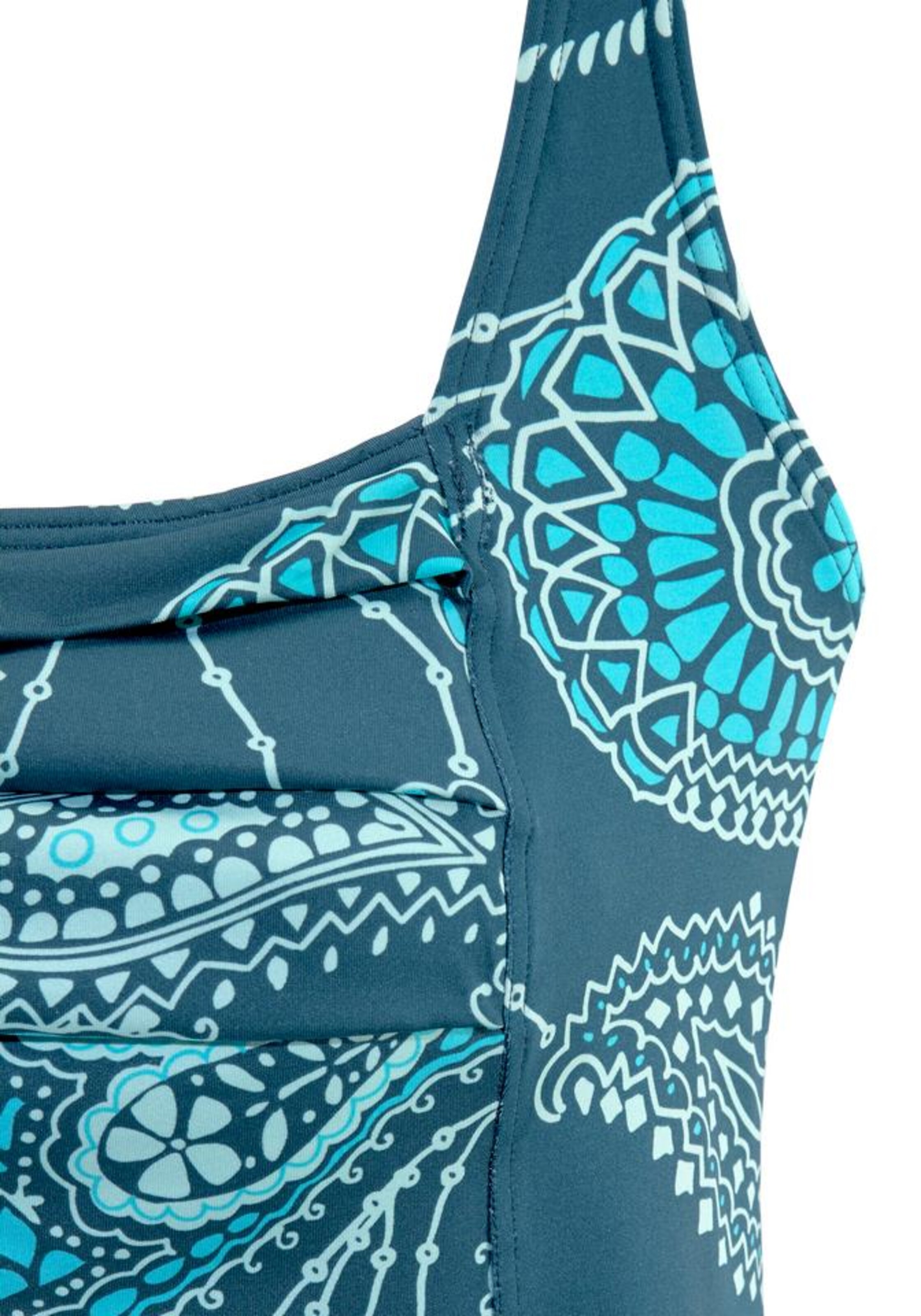 LASCANA Бюстье Купальник-платье в Зеленый