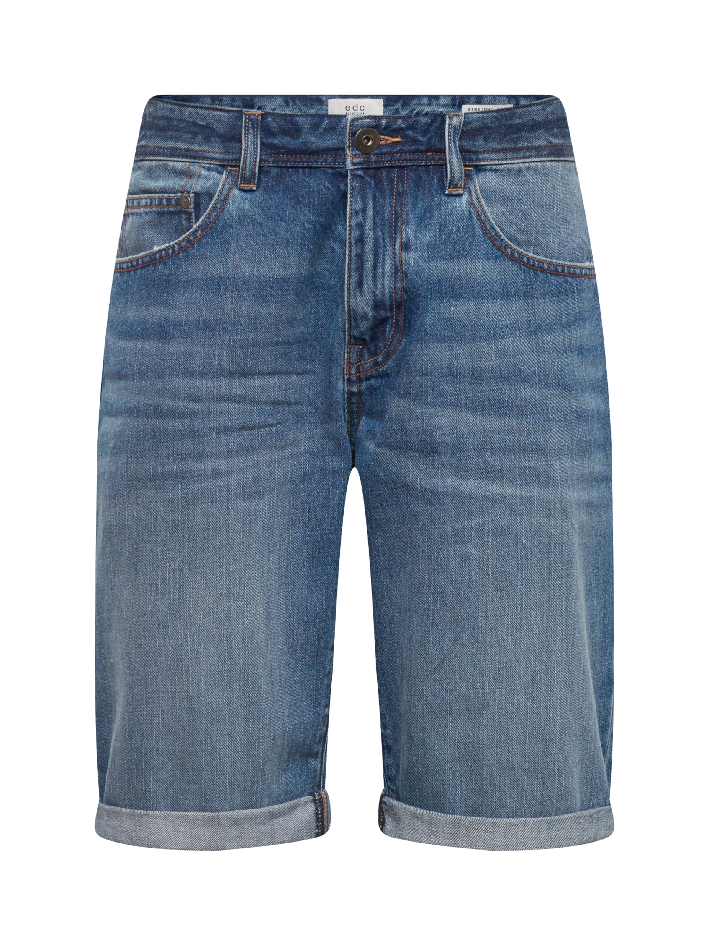 EDC BY ESPRIT - Jeans in de kleur Blauw denim