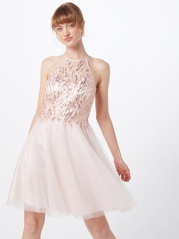 Robe de cocktail SUDDENLY princess en rose : devant