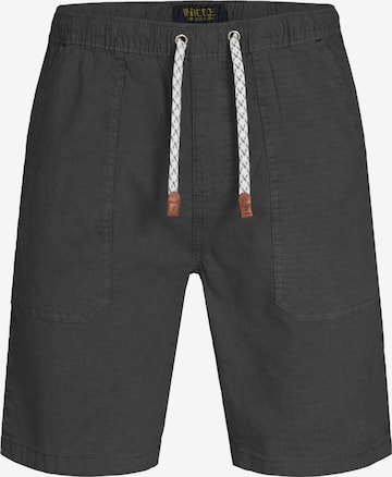 INDICODE JEANS Regular Pants 'Stoufville' in Black: front