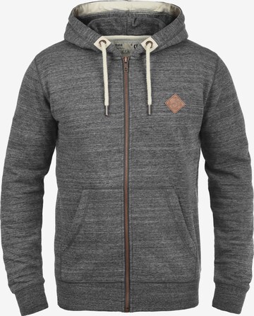 !Solid Zip-Up Hoodie 'Craig' in Grey: front