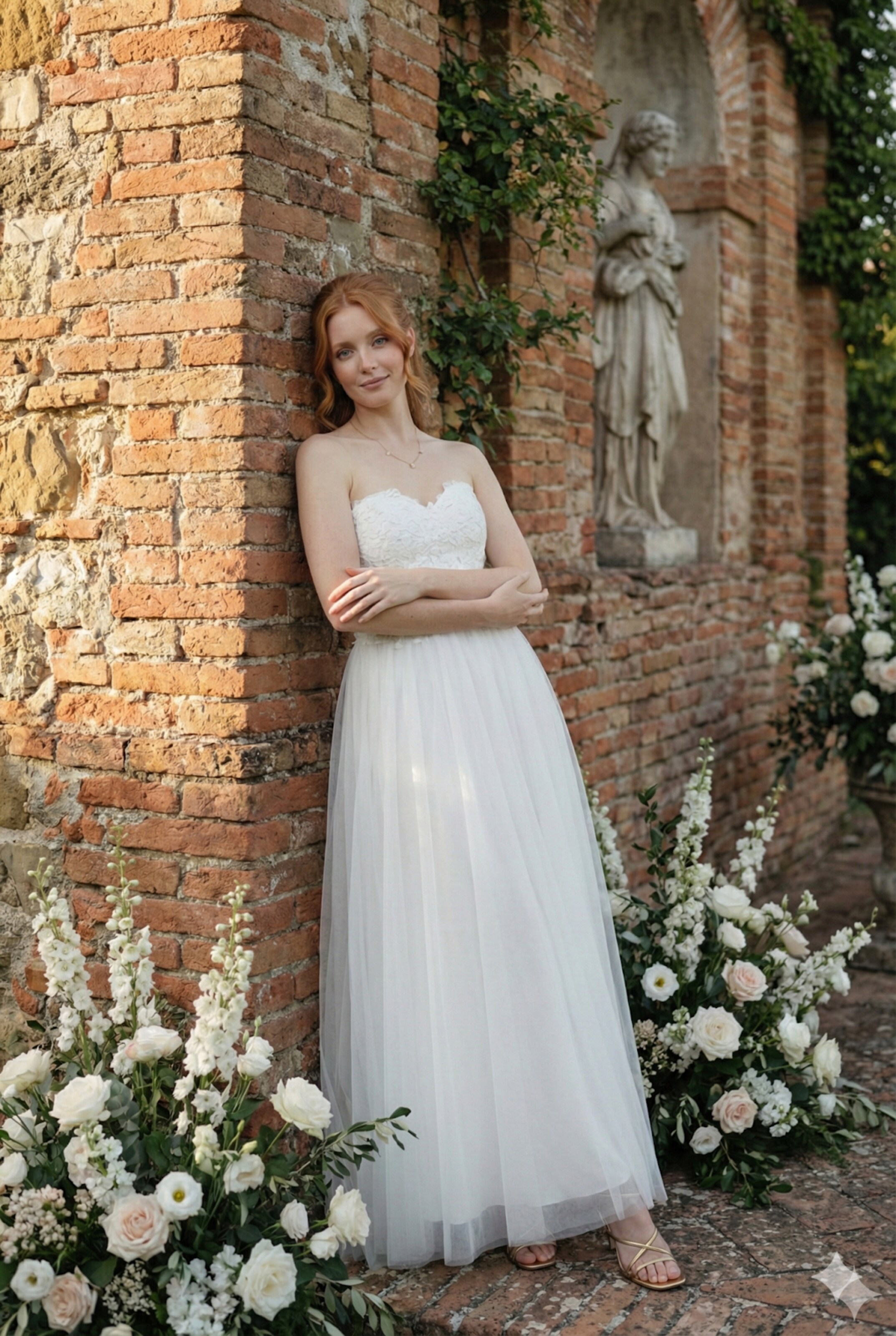 Nancy - Off Shoulder Bridal Dress