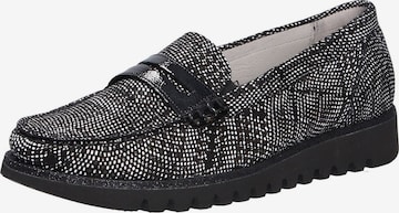 WALDLÄUFER Moccasins in Black: front