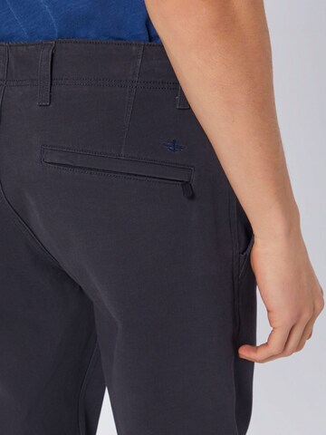 Dockers Slimfit Lærredsbukser 'SMART 360 FLEX ALPHA SLIM (TAPERED)' i grå