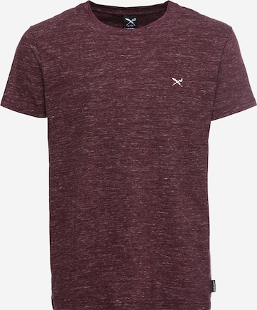 Iriedaily T-Shirt 'Chamisso' in Rot: predná strana