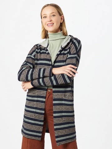 Rich & Royal Knit Cardigan in Blue: front