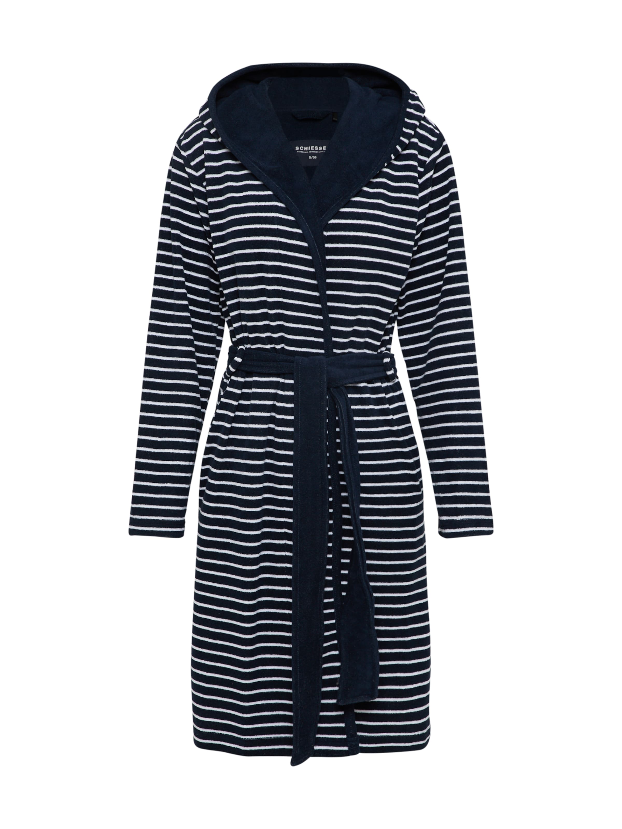 SCHIESSER - regular Albornoz corto en azul: frente