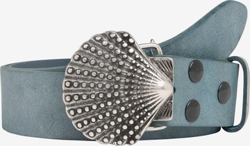 RETTUNGSRING by showroom 019° Belt 'Muschel' in Blue: front