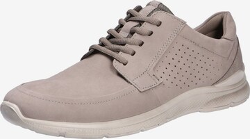 ECCO Athletic Lace-Up Shoes 'Irving' in Grey: front
