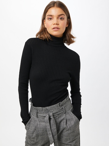 ONLY Пуловер 'Karol' в черно: отпред