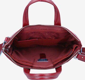 Piquadro Document Bag 'Blue Square' in Red