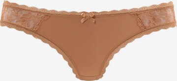 Slip LASCANA en marron : devant