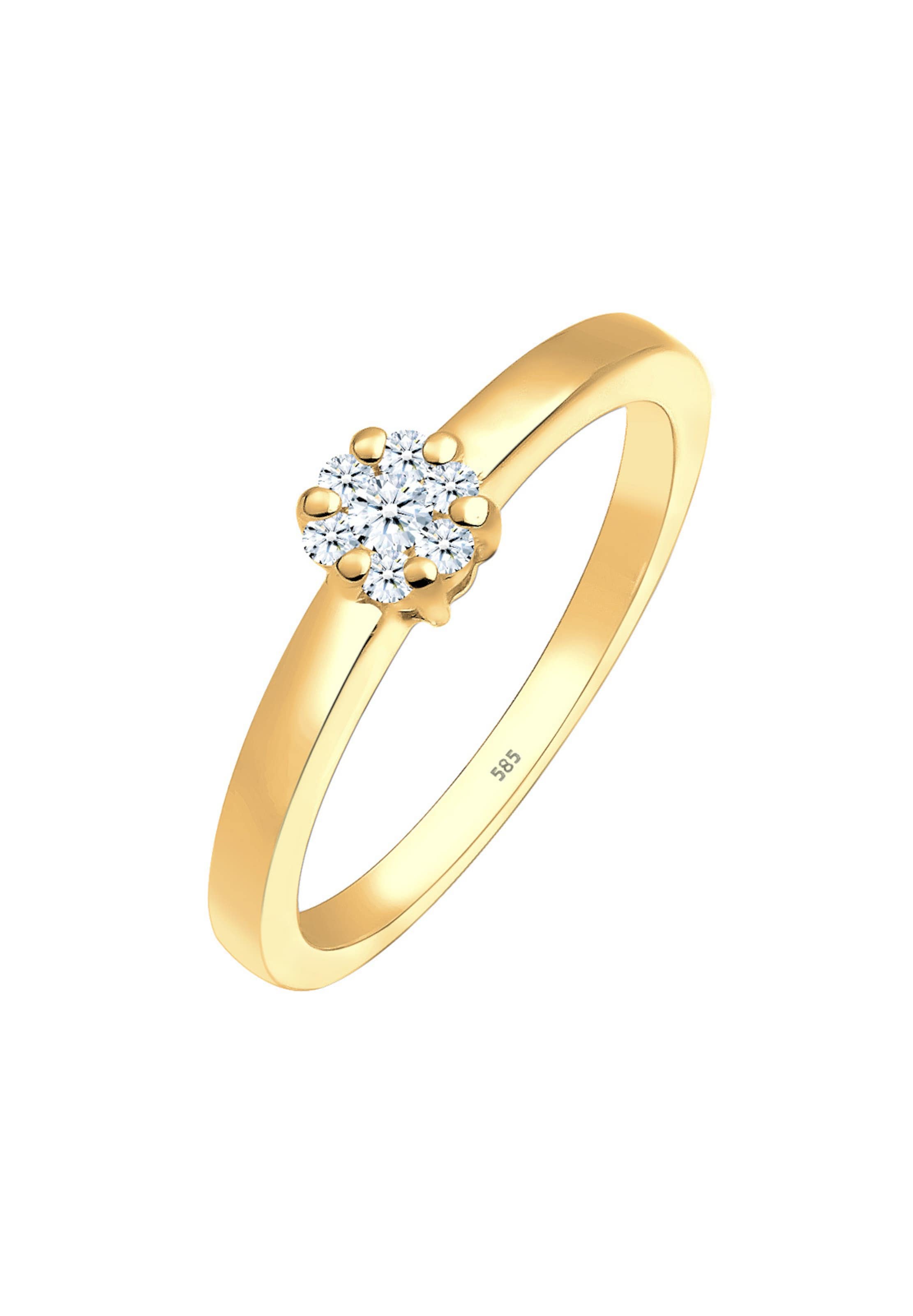 Elli DIAMONDS Ring in Gold: Vorderseite